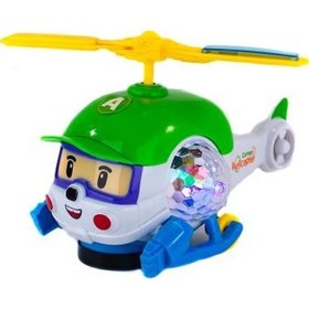 Resim Oyuncak Helikopter Sevimli Helikopter Işıklı Sesli 22 Cm 