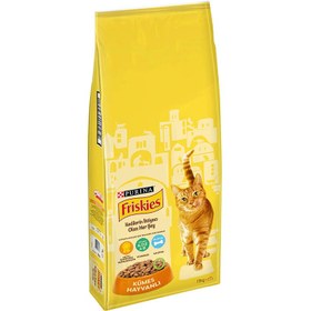 Resim Friskies Kümes Hayvanlı Yetişkin Kuru Kedi Maması 15 Kg 