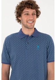 Resim U.S. Polo Assn. Erkek Regular Fit Polo Yaka Açık Lacivert Tişört 50300366-VR059 