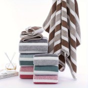 Resim 1 Havlu/1 Banyo Havlusu Süper Emici Mikrofiber - Hızlı Kuruyan, Yumuşak ve Dayanıklı Saç Havlusu Spor, Jimnastik ve Duş Kullanımı İçin Uygun - İki Boyutta Mevcut: 35.0 cm X 75.01 cm, 70.0 cm X 140.0 cm 