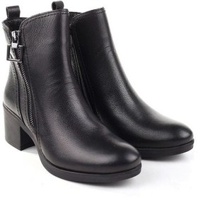 Resim Castle Black 92163-1 Termo Taban Hakiki Deri Günlük Kadın Bot 001 