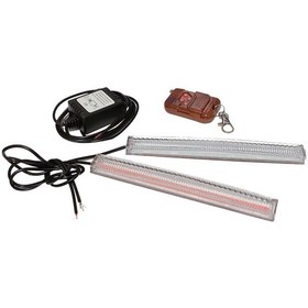 Resim Gündüz Ledi Kumandalı 7 Modlu Kırmızı Mavi. 