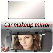 Resim Gaojunshop01 Ultra Ince Araç Güneşlik Aynası Ayarlanabilir Askı Kolay Montaj Siyah Mavi Cam 