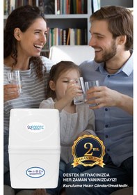 Resim Su Arıtma Cihazı 80 Gpd Membranlı 6 Filtreli Çelik Tanklı Cihaz 