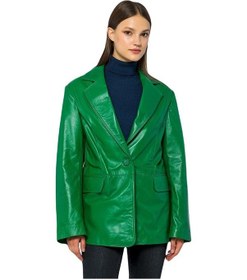 Resim Basics&more Kadın Oversize Blazer Ceket - Ob Yeşil 