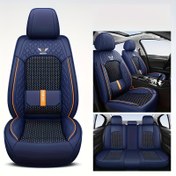 Resim STAWGRNY Premium PU Deri Araba Koltuk Kılıfları - Nefes Alabilir, Hava Yastığı Uyumlu Lüks Oturma Minderleri Erkekler ve Kadınlar İçin, Uygun, Dayanıklı ve Şık İç Koruma 