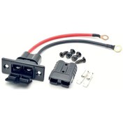 Resim Chuangyinshop Anderson Sb50a Erkek Ve Dişi Soket Seti 7.87inch Kablo Ot Terminalli Rv Elektrikli Araç Batarya Adaptörü 