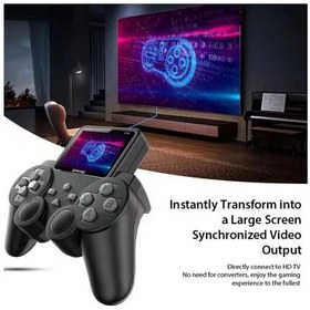 Resim Lobo Taşınabilir 520 Oyunlu Kablosuz Oyun Konsolu Atari Media Player Uyumlu Medya Oynatıcı 