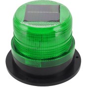 Resim Yaozixa Yeşil Güneş Enerjili Led Uyarı Lambası - Su Geçirmez, Manyetik Tabanlı, Araçlar İçin 50 Saat Sürekli Işık, 500m Görünürlük 
