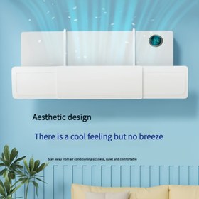 Resim Deliksiz Geri Çekilebilir AC Rüzgar Deflektörü - Ayarlanabilir Genişletilmiş Kalın Klima Izgara, Şık Beyaz Minimalist Tasarım ile Eşit Soğutma & Stil Sahibi Ev Dekoru, Tavan Grili Kapak, Modern Havalandırma Tasarımı, Güç Gerektirmeyen Çalışma, Dayanıklı Ventilasyon Grili 