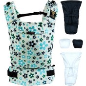 Resim Mamadusbaby Çiçek Bahçesi Yenidoğan Set Ergonomik Kanguru 