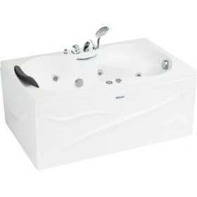 Resim Lexington Jakuzi 130x80, H55 Bonus Hidromasaj Sistemli Küvet (Gövde + Metal Ayak + Ön-yan Panel) 