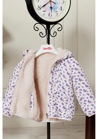 Resim Benitto Kids Çift Taraflı Kız Bebek Çocuk Mont 51344 Mor 