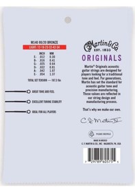 Resim Martin Co M140 "original M140" Bronze Akustik Gitar Teli Light 12-54 