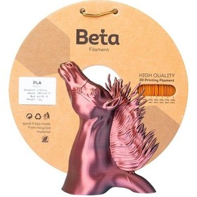Resim Beta Pla-mystic Silk Filament Red Gold Black 