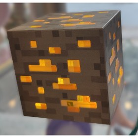 Resim ada çanta kırtasiye Minecraft taş model şarjlı masa/gece lambası AD66203 