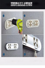 Resim KG-GOLDPAPER Paslanmaz Gold Altın Renk 1500 Ml Hazneli Üçlü T Çekmeli Sıvı Sabun Şampuan Dispanseri Aparatı 