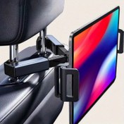 Resim Araba koltuğu arkası için dönebilen ayarlanabilir telefon tutucu 