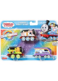 Resim İsmiyle Al Thomas ve Arkadaşları Renk Değiştiren Küçük Trenler 3'lü Paket 