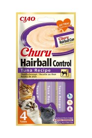 Resim Inaba Ciao Churu Hairball Ton Balıklı 4x14 gr Sıvı Kedi Ödül Maması 