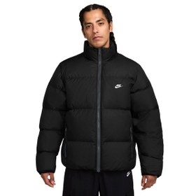 Resim Nike Sportswear Club Therma-Fit Puffer 650 Erkek Siyah Günlük Stil Mont IB2975-010 