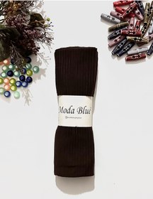 Resim Moda Blue Piliseli Pratik Hazır Şal Koyu Kahve 