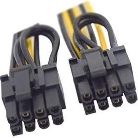 Resim Wheat Grains Global Store 4302 Pci E 8 Pin (6+2) 2x Pci-E Ekran Kartı Power Çoklayıcı Kablosu 