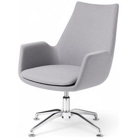 Resim Spider Kumaş Ofis Misafir Bekleme Koltuğu Gri 