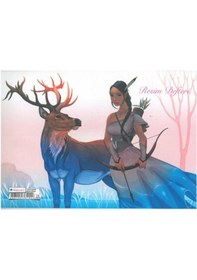 Resim Sim 25x35 Spiralli Karton Kapak 15 Yaprak Resim Defteri Geyikli 