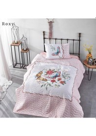 Resim Clup Cotton Tek Kişilik Yatak Örtüsü Baskılı Roxy 