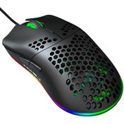 Resim Ally HXSJ J900 USB Kablolu RGB Dpi Oyuncu Mouse Gaming Mouse SİYAH 