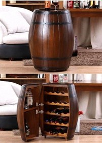 Resim Masifart Fıçı Kapaklı Mini Bar 