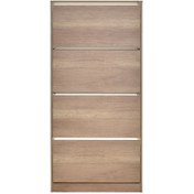 Resim Adore Flat Duo Dört Katlı Geniş Ayakkabılık Dolabı (SHC-540-TT-1) 