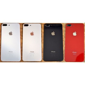 Resim İphone 8G Kamera Camlı Arka Kapak Batarya Pil Kapağı 