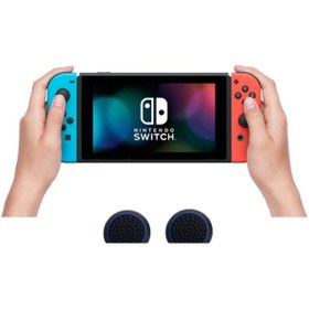 Resim Nintendo Switch Analog Koruyucu Başlık Silikon Kılıfı 2'li Mavi 