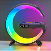Resim Tongdashop Çok Fonksiyonlu Kablosuz Hoparlör Hızlı Şarj Rgb Işık Alarm Saati Siyah 