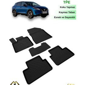Resim Hitaks Nissan Qashqai E-power 2021+ Uyumlu 4d Havuzlu Paspas 