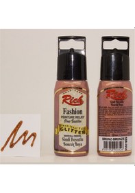 Resim Boyutlu Boncuk Boya 060 Cc Simli Kırmızı Simli Bronz 