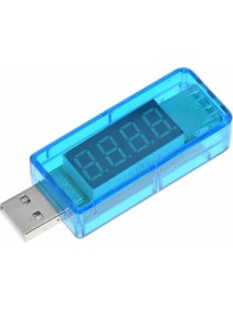 Resim LED Göstergeli USB Voltmetre ve Ampermetre, Gerilim ve Akım Ölçüm Cihazı 