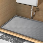 Resim 1 adet Lavabo Altı Düzenleyiciler, Su Geçirmez ve Yağ Geçirmez Dolap Matları, Esnek Silikon Lavabo Altı Linerları, Damlama Sızıntı Koruyucuları, Mutfak ve Banyo için, Dolap, Çekmece ve Raf, Mutfak Düzenleyicileri ve Depolama, Mutfak Aksesuarları 
