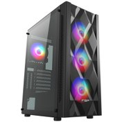 Resim FSP FSP CMT395A Mid Tower, 850W 80+ Bronze, Siyah, Temperli Cam, RGB, ATX GAMING KASA 