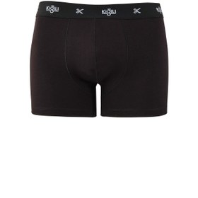 Resim Siyah Trendy 2'li Pamuklu Boxer Seti 