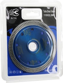 Resim Turbo Elmas Mermer Kesici Disk 115mmx22.2mm İnce Hassas Testere 1.2mm 4741 
