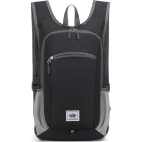 Resim Vanaheımr 628 Katlanabilir Açık Seyahat Sırt Çantası Oxford Kumaş Tırmanma Yürüyüş Sırt Çantası-Siyah (Yurt Dışından) 