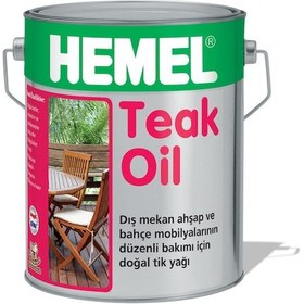 Resim HEMEL Teak Oil - 1.Sınıf Tik Yağı 5 LT 