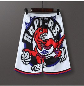 Resim Jzcat Lakers Warriors Magic İnce Hızlı Kuruyan Basketbol Şort - 3046 Beyaz 