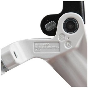 Resim Shimano Bl-m445 Bisiklet Ön Fren Kolu Hidrolik Disk Fren Sol Kol Beyaz Tek Kol 