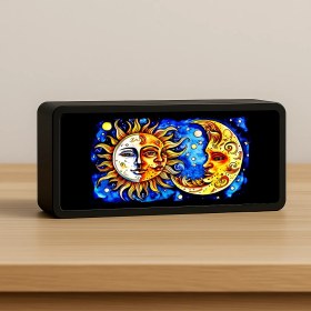 Resim Sun And Moon LED Lamba & Masa Lambası & Gece Lambası 