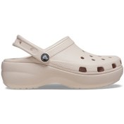 Resim Crocs Classic Platform Clog Kadın Cr1833-2y2 Kemik 