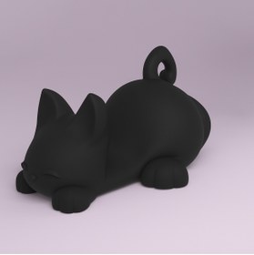 Resim lampara Sevimli Kedi Telefon Tutucu – Masaüstü Destek Standı 